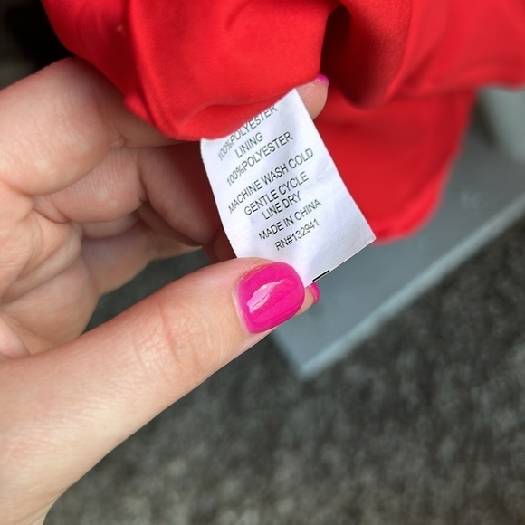 REVOLVE X Amanda Uprichard Demetra Dress in Crimson - Picture 11 of 11